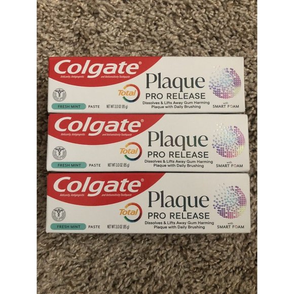 Colgate Grooming 3x Pack Colgate Total Plaque Pro Release Whitening